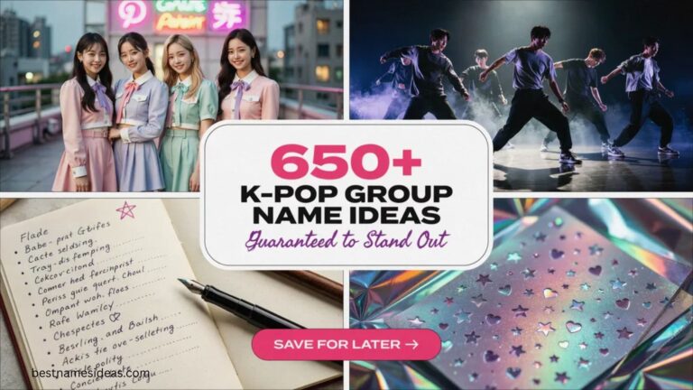 650+ K-Pop Group Name Ideas Guaranteed to Stand Out