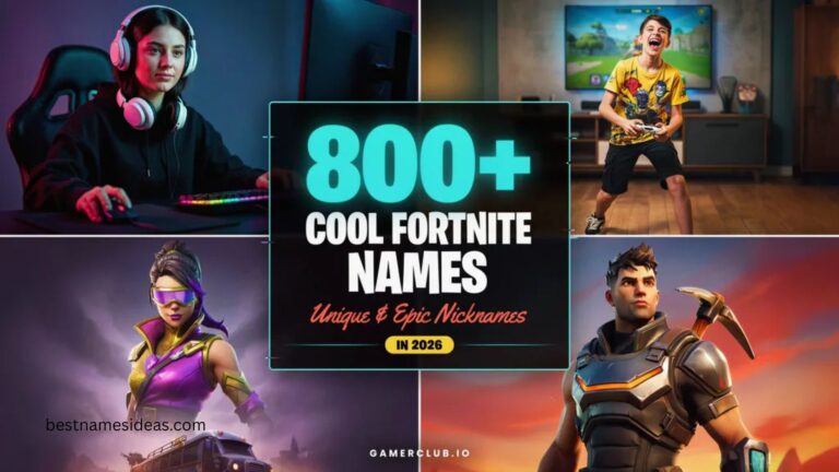 800+ Cool Fortnite Names Unique & Epic Nicknames In 2026