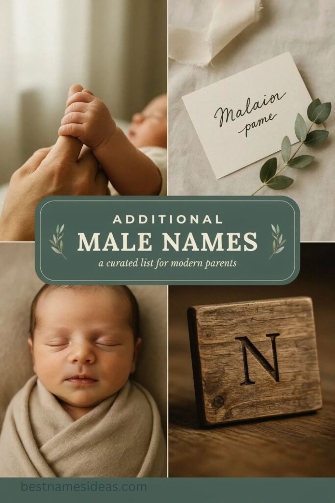 Additional Male Names