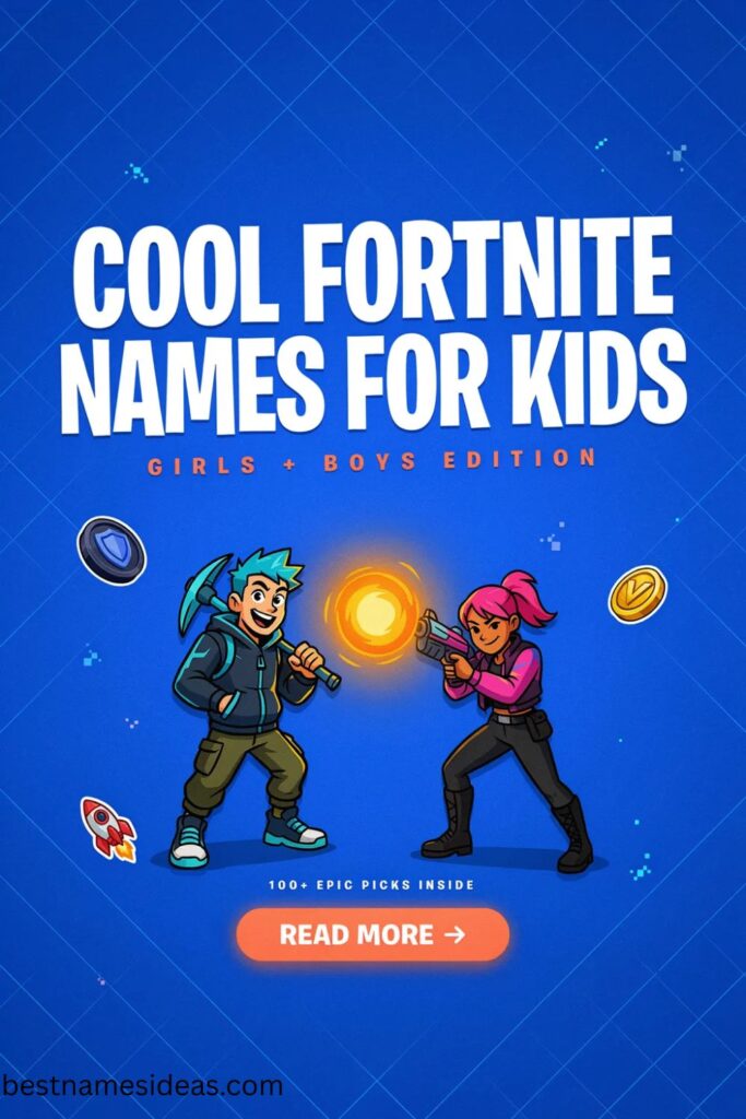 Cool Fortnite Names for Kids
