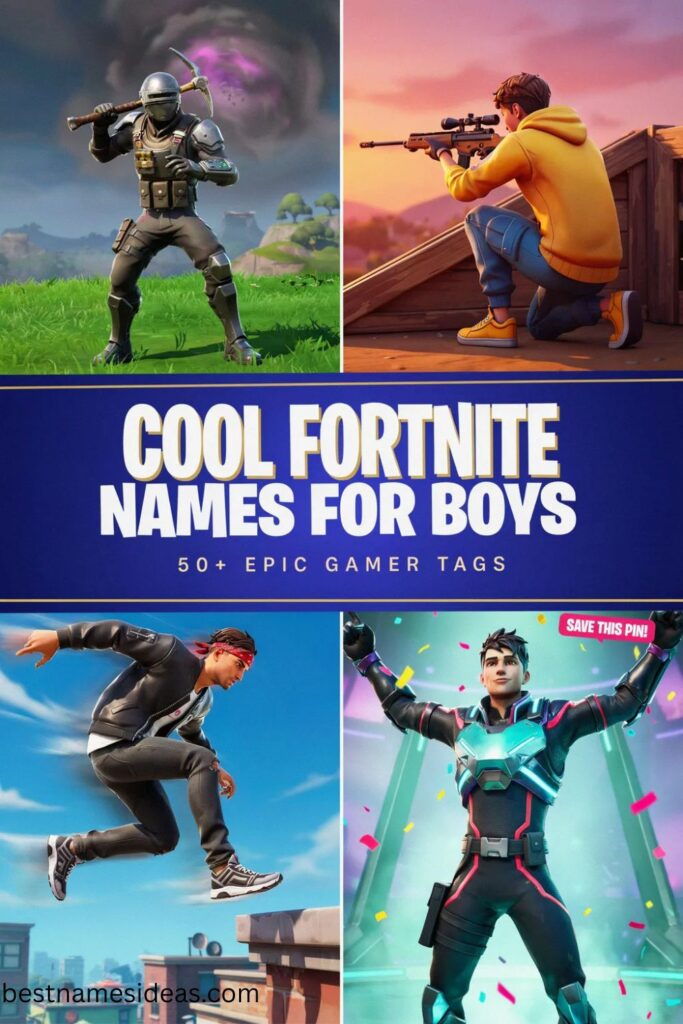 Cool Fortnite Names for Boys