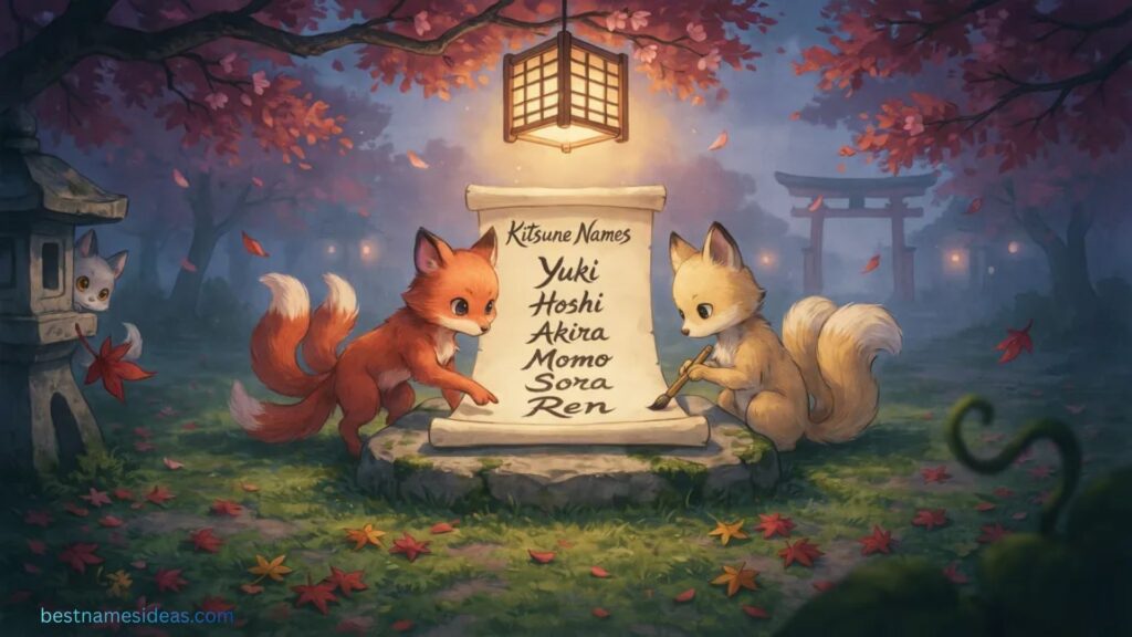 Cute Kitsune Names