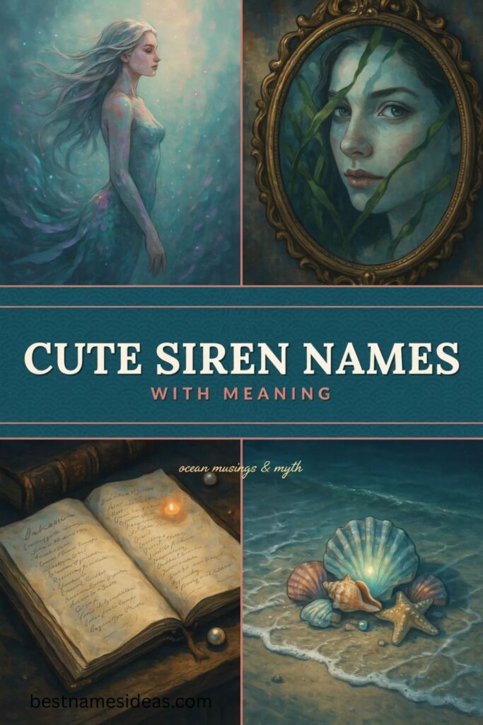 Cute Siren Names with Meaning