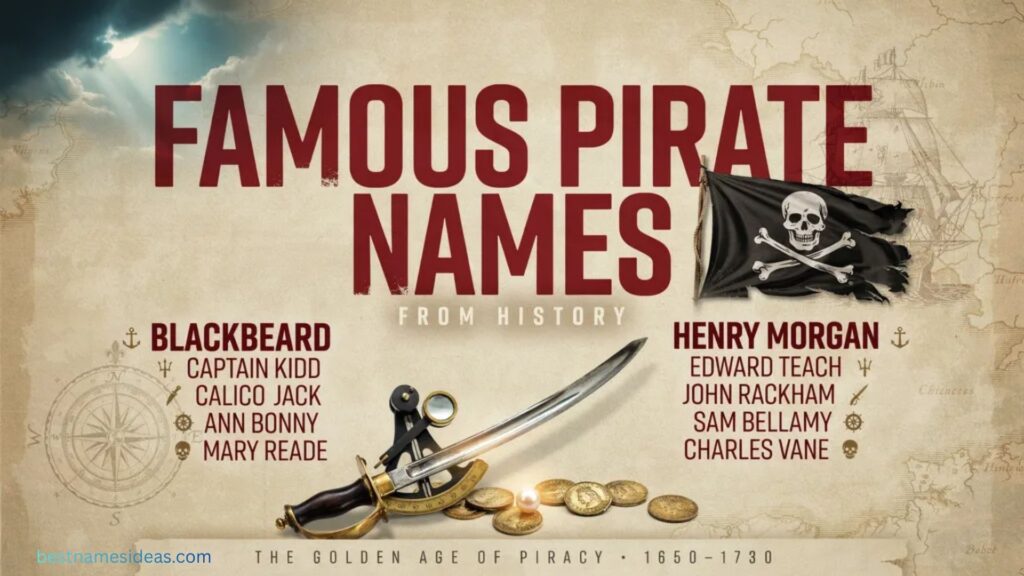 Famous Pirate Names from History