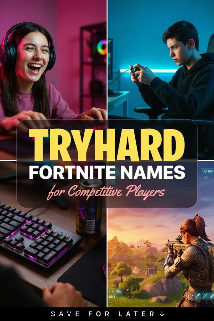 Tryhard Fortnite Names for Competitive Players