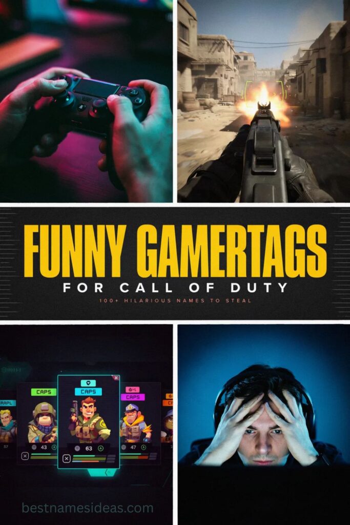 Funny Gamertags for Call of Duty