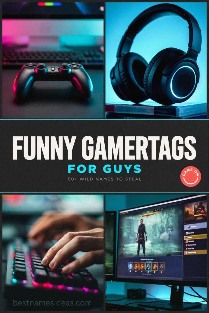 Funny Gamertags for Guys