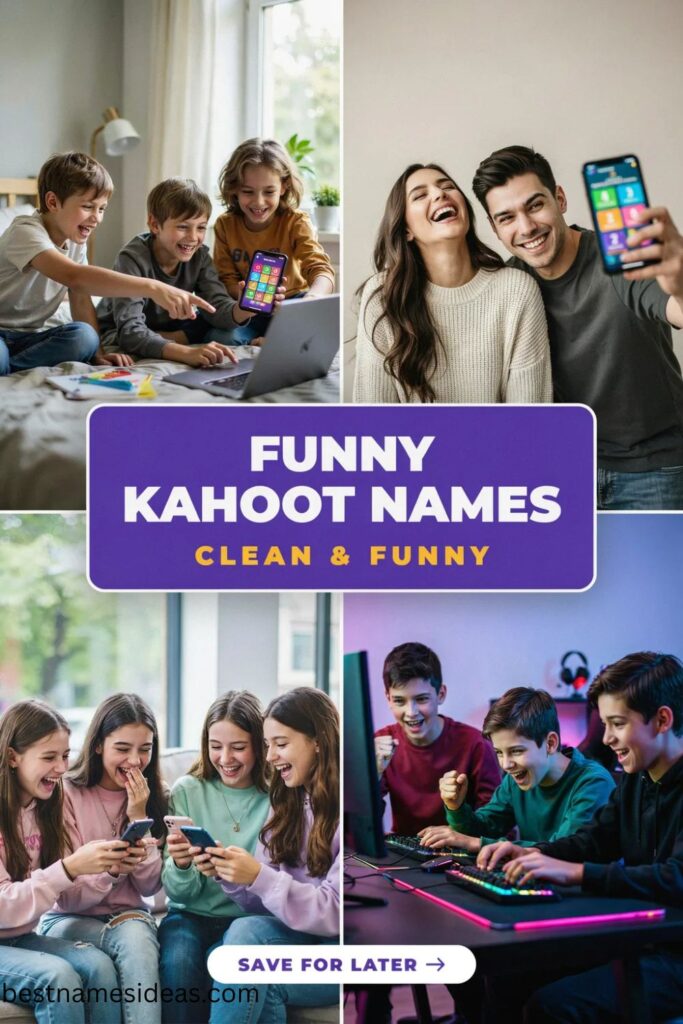 Funny Kahoot Names Clean