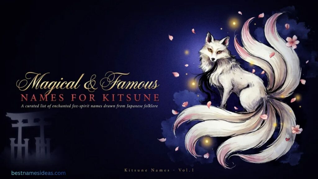 Magical & Famous Names for Kitsune