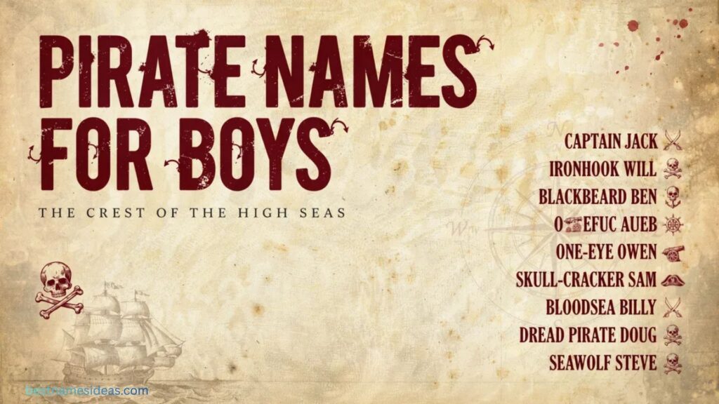 Pirate Names for Boys
