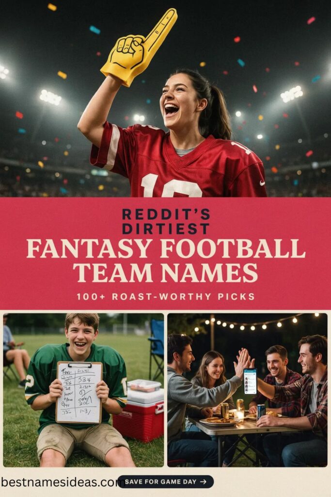 Reddit Dirty Fantasy Football Team Names
