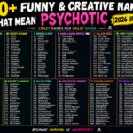 300+ Funny & Creative Names That Mean Psychotic (2026 updated)