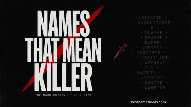 331 Unique Baby Girl and Boy Names That Mean Killer In 2026