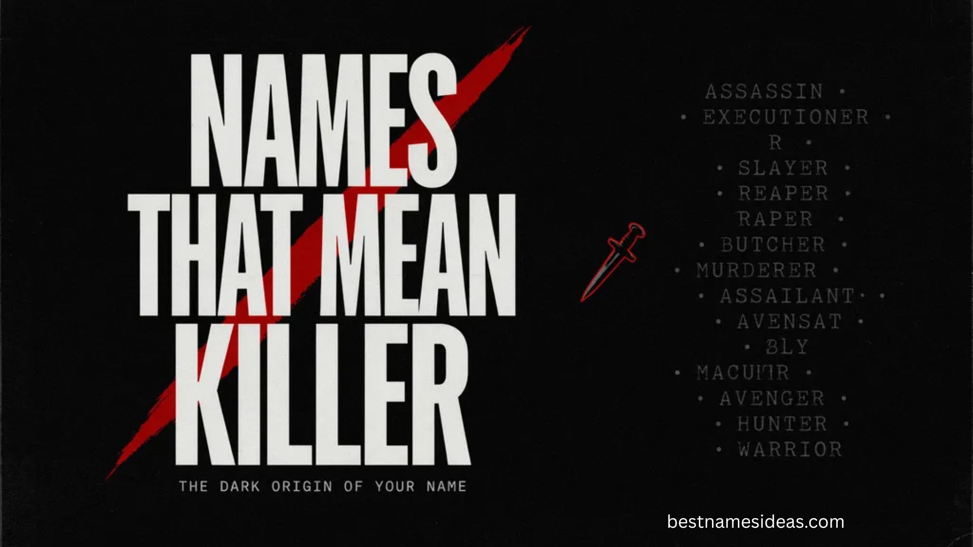 331 Unique Baby Girl and Boy Names That Mean Killer In 2026