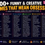 400+ Funny & Creative Names That Mean Obsession (2026 Updated)