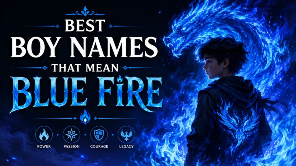 Best Boy Names That Mean Blue Fire