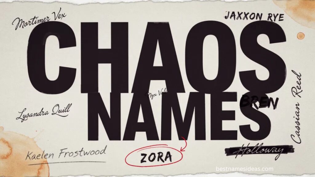 Girl Names That Mean Chaos and Destruction